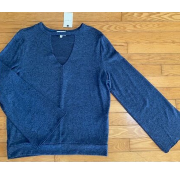 Lucky Brand Tops - Lucky Brand Super Soft Cutout Neck Pullover Knit Top